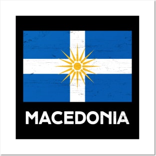 Macedonian Flag Posters and Art